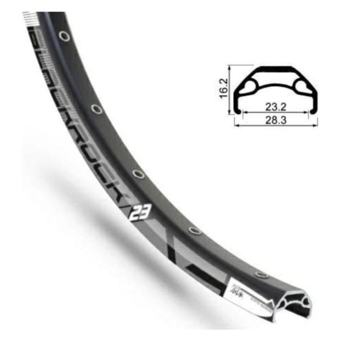 Rodi Rim BLACKROCK 27.5" 584x23 black 32 holes (27.50") (65476413)