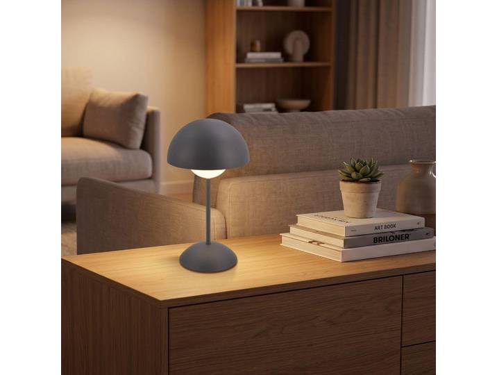 LED Tischlampe Akku LED Tischleuchte Dimmbar Kabellos Touch Aussen/Innen