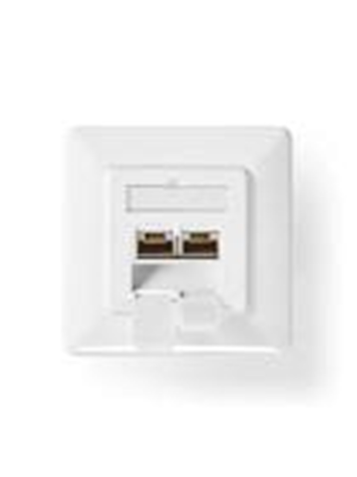 Nedis Network Wall Box | In-Wall | 2 port(s) | CAT7