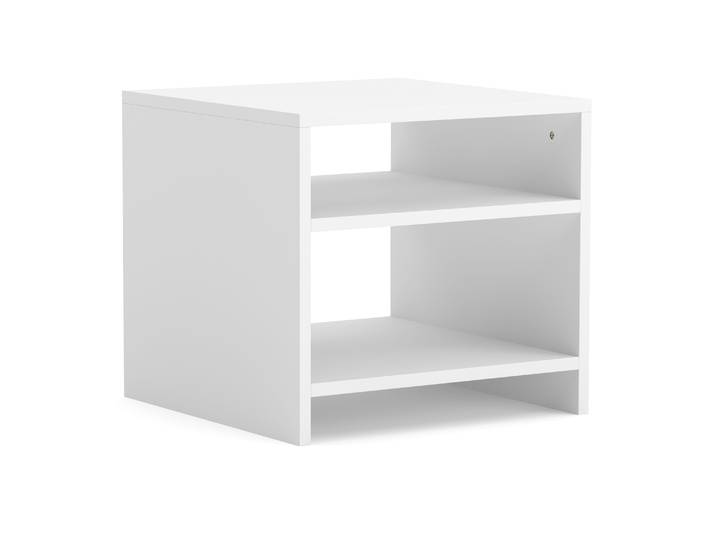 Nachttisch VELIE 40 x 40 cm weiss