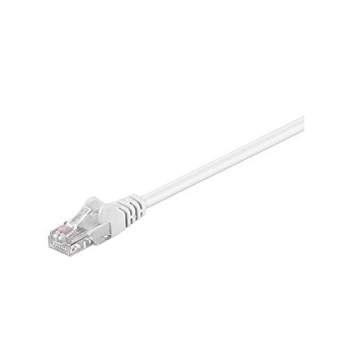 Goobay CAT5e Ethernet LAN netwerkkabel, wit, 15 meter