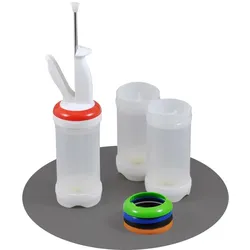 FIFO Portion Pal Kit "S" 500ml,  mit 3-Loch Deckel - Komplettsatz
