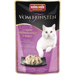 Animonda Vom Feinsten mit Lachs + Hühnchenfilet in Sauce 18x50 g