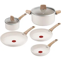 Tefal C445S504, Pfannenset + Topfset, Beige