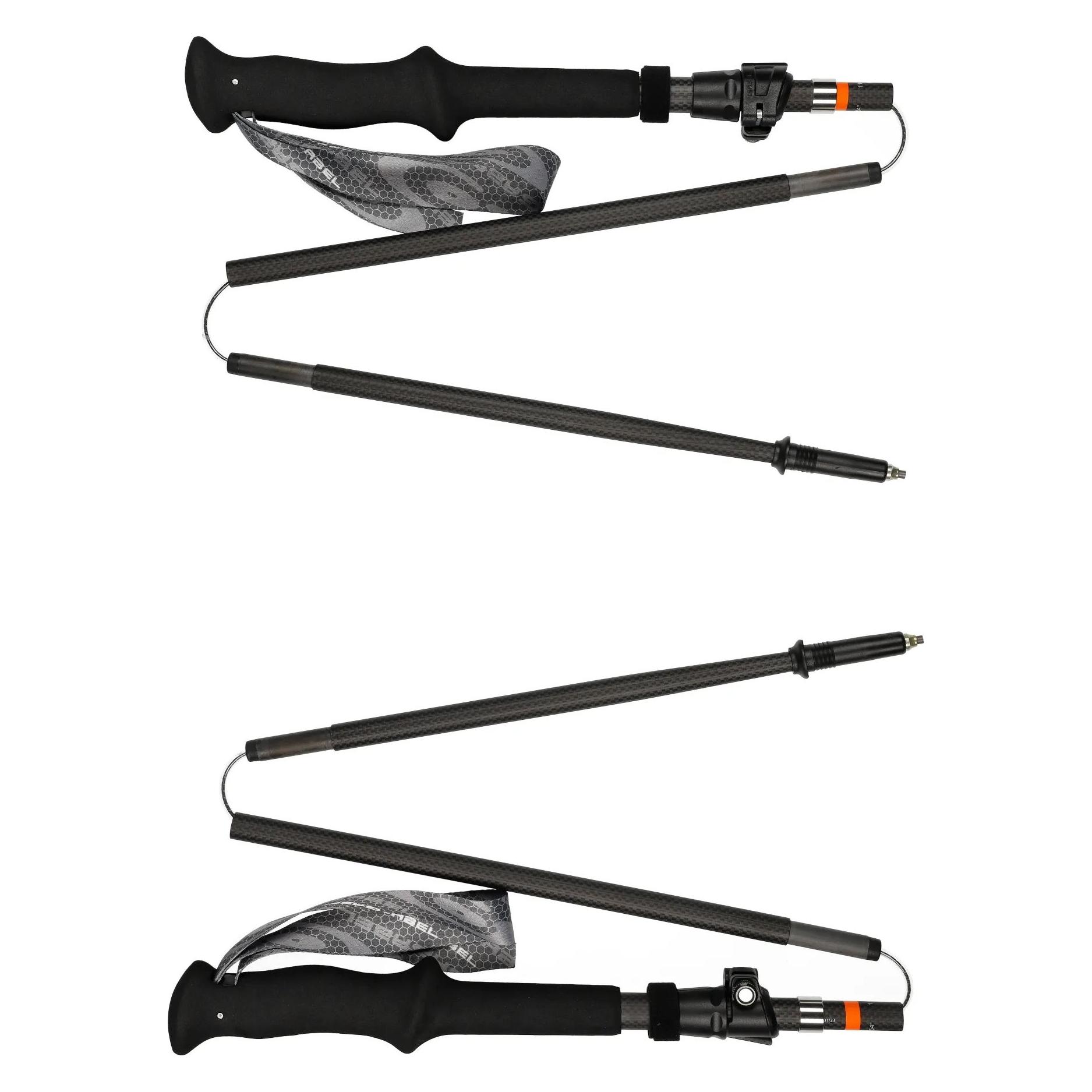 Gabel Poles Trekking-Stock Gabel Ibex Carbon Xtl Schwarz (2 Stück) (0009125900000035)