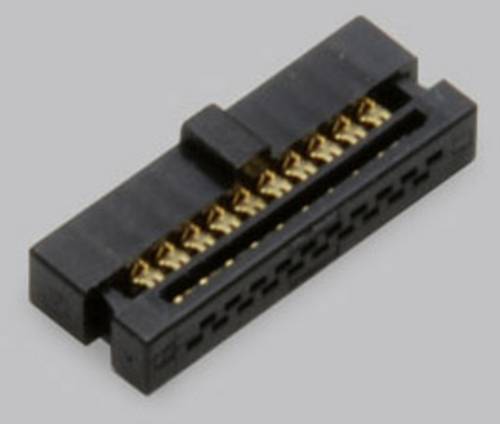 BKL Electronic 10120994Pfosten-Steckverbinder mit Zugentlastung Rastermaß: 2.54mm Polzahl Gesamt: 36 Anzahl Reihen: 2
