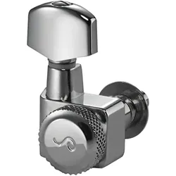 Schaller Orig. F Std 6l SMB SL chrome, Gitarre Zubehör, Silber