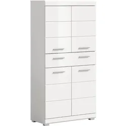 Badezimmer Hochschrank Hochschrank in modernem Design 141 cm hoch