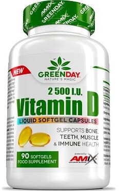 Amix greenday Vitamin D 2500 Iu 90 Perlas