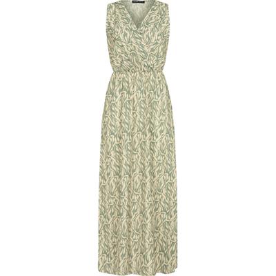 Shirtkleid CLOUD 5IVE "CLOUD 5IVE", Damen, Gr. XXL, US-Größen, grün (beige), 95% Polyester, 5% Elasthan, normal, Kleider Shirtkleid