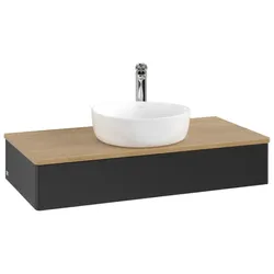 Villeroy & Boch Antao Waschtischunterschrank 1000x190x500mm L09051PD mit Beleuchtung FK/AP: PD/1