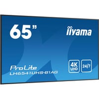 ProLite LH6541UHS-B1AG, Public Display schwarz (glänzend), UltraHD/4K, VA, HDMI