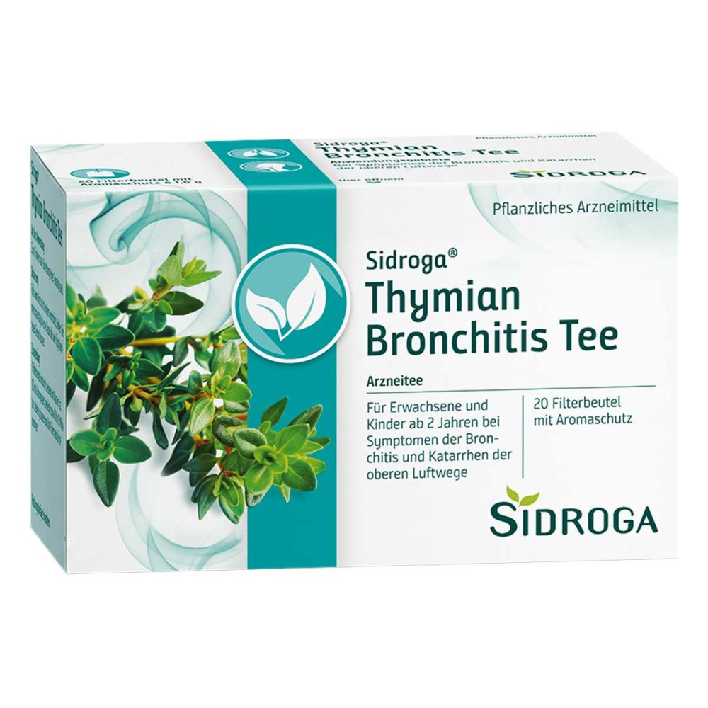 Uriach Germany GmbH Sidroga Thymian Bronchitis Tee Filterbeutel 19806214