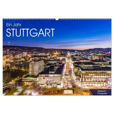 Ein Jahr STUTTGART (Wandkalender 2027 DIN A2 quer), CALVENDO Monatskalender