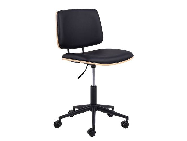 Chaise pivotante de bureau Shedd 49 x 91 x 54cm Noir