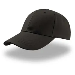 Atlantis Unisex 6-Panel Baseball Kappe 'Zoom' Klassische Cap ZOOM black one size