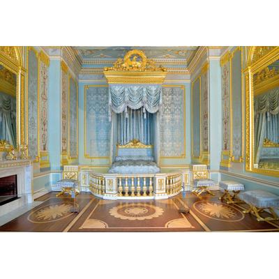 Fototapete PAPERMOON "Schloss Schlafzimmer", bunt, B:3m L:2,23m, Vlies, Tapeten