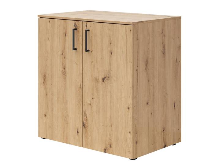 Mehrzweckschrank Hick - 52 cm tief 83cm Braun/Eiche Artisan Dekor