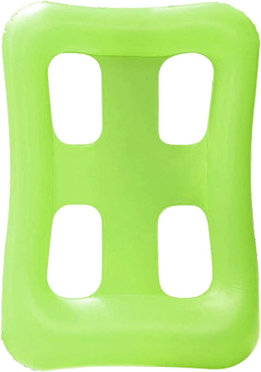 Groen Opblaasbaar Loungematras - Waterbed Vlotter - 90 x 120 cm