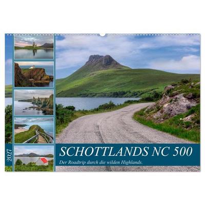 Schottlands NC 500, der Roadtrip durch die wilden Highlands. (Wandkalender 2027 DIN A2 quer), CALVENDO Monatskalender