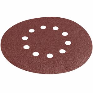 Scheppach Schleifpapier 5903802705, Körnung 180, Set, 215mm Ø, 10 Schleifscheiben, für Wände, Decken, Holz, 10 Stück