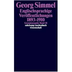Suhrk.TB.Wi.0818 Simmel.Englischsprach., Fachbücher von Georg Simmel
