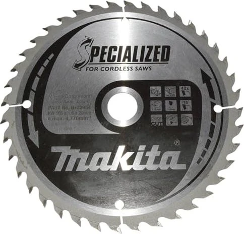 Makita Circular Saw Blade Specialized TCT 165x20mm 40T B-32954
