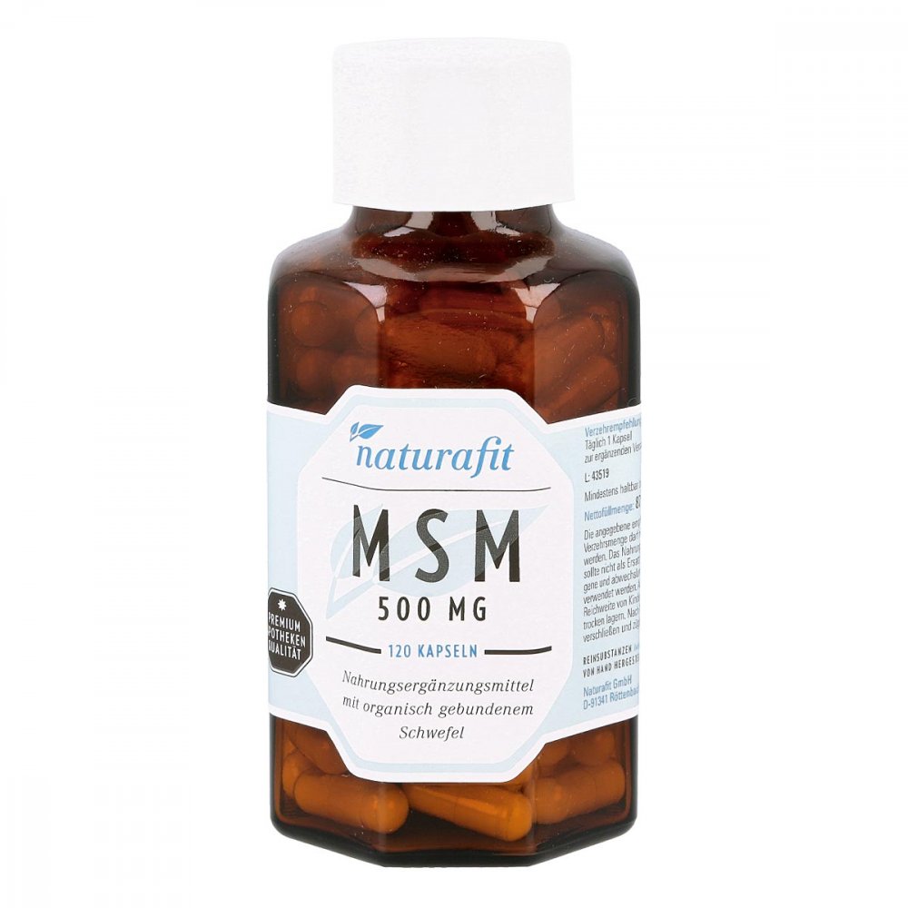 NaturaFit GmbH Naturafit Msm 500 mg Kapseln 12516192
