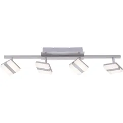 Leuchten Direkt, Deckenleuchte, LED-Deckenleuchte 12084-55 stahlfarbig, 18 W, 2240 lm, CCT, RGB, Smart Home (2240 lm)