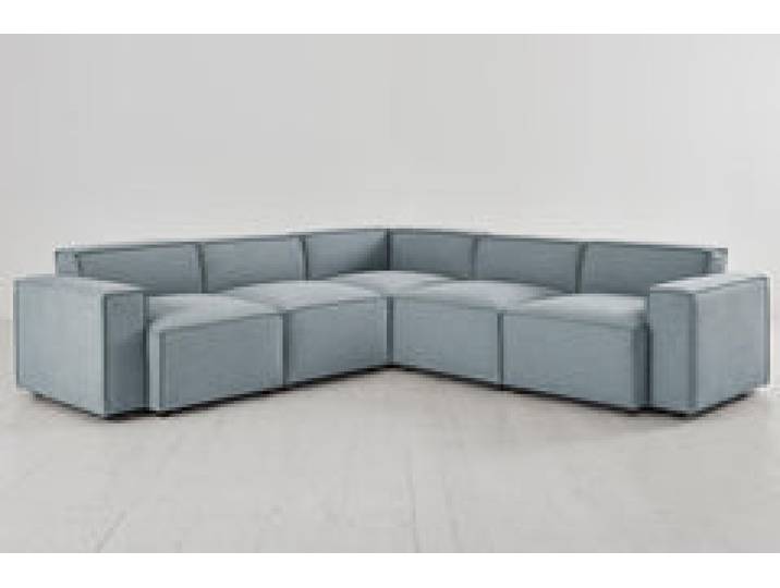 Ecksofa Model 03, Meerglasblau