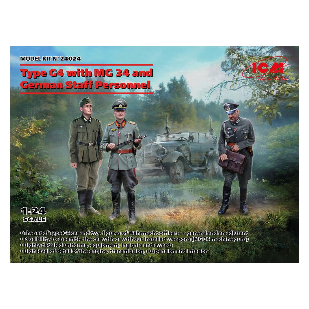 ICM Type G4 with MG 34 and German Staff Personnel (24024)