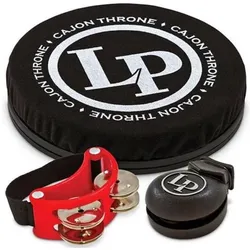 Latin Percussion LP LPCP1 Cajon Zubehör-Set Tambourin Kastagnette (Cajon), Perkussion