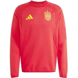 ADIDAS Herren Fansweatshirt Spanien Tiro Travel Crew Pullover, Größe XXL in Rot Rot