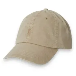 Polo Ralph Lauren für Herren. 710980231503 Gefärbte Serge-Kappe in Beige (OSFA), Lässig, Baumwolle