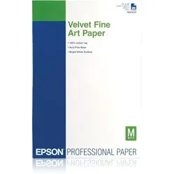 Epson Velvet Fine Art Paper, A3+, 260 g/m2, 20 Blatt