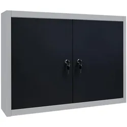 Helloshop26 - Wandmontierter Werkzeugschrank Werkzeugaufbewahrungsschrank Werkzeugorganizer Werkzeugaufbewahrung Zangen Hämmer 80 cm 02_0003808