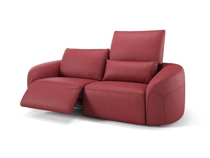 Design Ledersofa ST. MORITZ 3-Sitzer Ledercouch