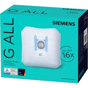 Siemens Siemens Staubsaugerbeutel VZ16GALL, für  VS06A, VSQ5 & Bosch GL, BBS, BGL & BSA, 16 Stück