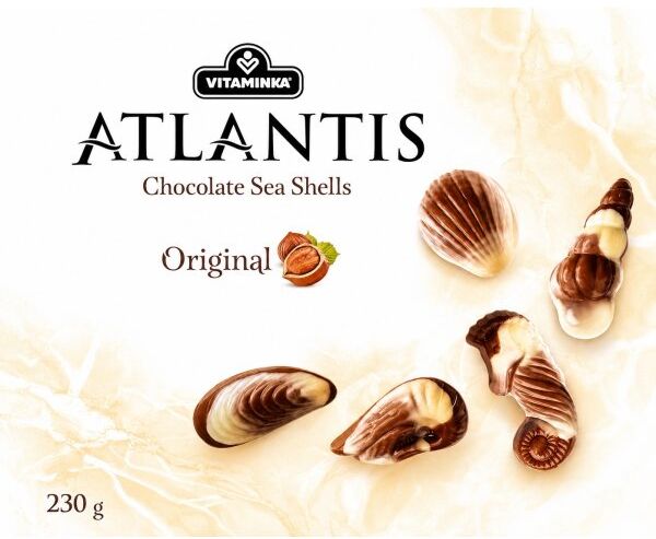 Vitaminka Chocolate Sea Shells, 230 G