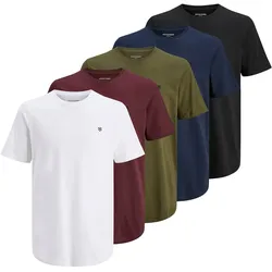 JPRBLABRODY TEE CREW NECK 5PK Herren T-Shirt