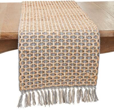 Saro Lifestyle "Handmade Woven Rope Table Runner - 16""x72"""