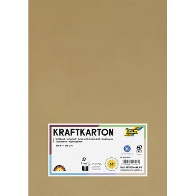 Folia Kraftkarton 230g/m² DIN A4, 50 Blatt