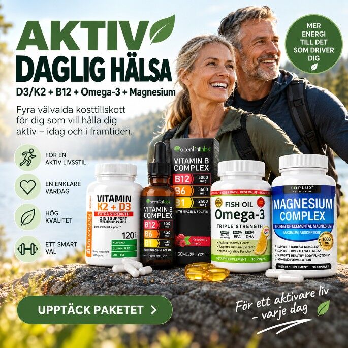 Pleasuredome AktivPak Omega3 + D3/K2 + B12 + Magnesium