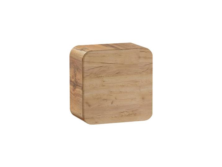Petits-meubles Hängeschrank 1 Tür Arun Holz, Braun, Holzwerkstoff, 35x35x22 cm, Badezimmer, Badezimmerschränke, Hängeschränke