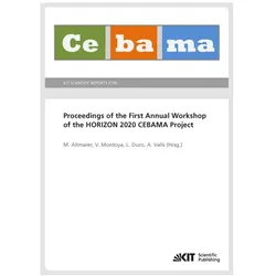 Proceedings of the First Annual Workshop of the HORIZON 2020 CEBAMA Project, Fachbücher von A. Valls, L. Duro, M. Altmaier, V. Montoya
