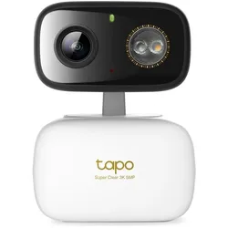 TP-Link Tapo C236 weiss / Heim-IP-Kamera / 2880 x 1620 / WLAN / microSD bis zu 512 GB / Nachtsicht (2304 x 1296 Pixels), Netzwerkkamera, Weiss