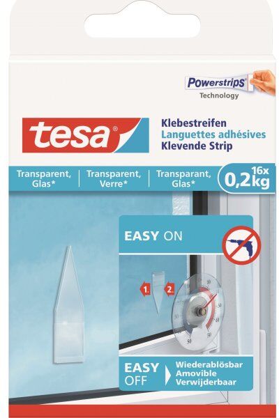 Tesa Dobbeltklæbende Strips   16 Stk.