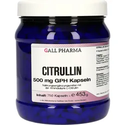 Citrullin 500mg Gph Kapseln 750 ST