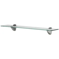 Fackelmann Glasablage 40x12, 2 Halter, Wandmont., 85384 85384