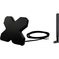 Wittenberg Antennen LTE, WLAN, Portabel Antennenset für Router Antenne 1 LTE Twin Kabel 2m K-103521 Antenne 5 dBi 2.4 GHz